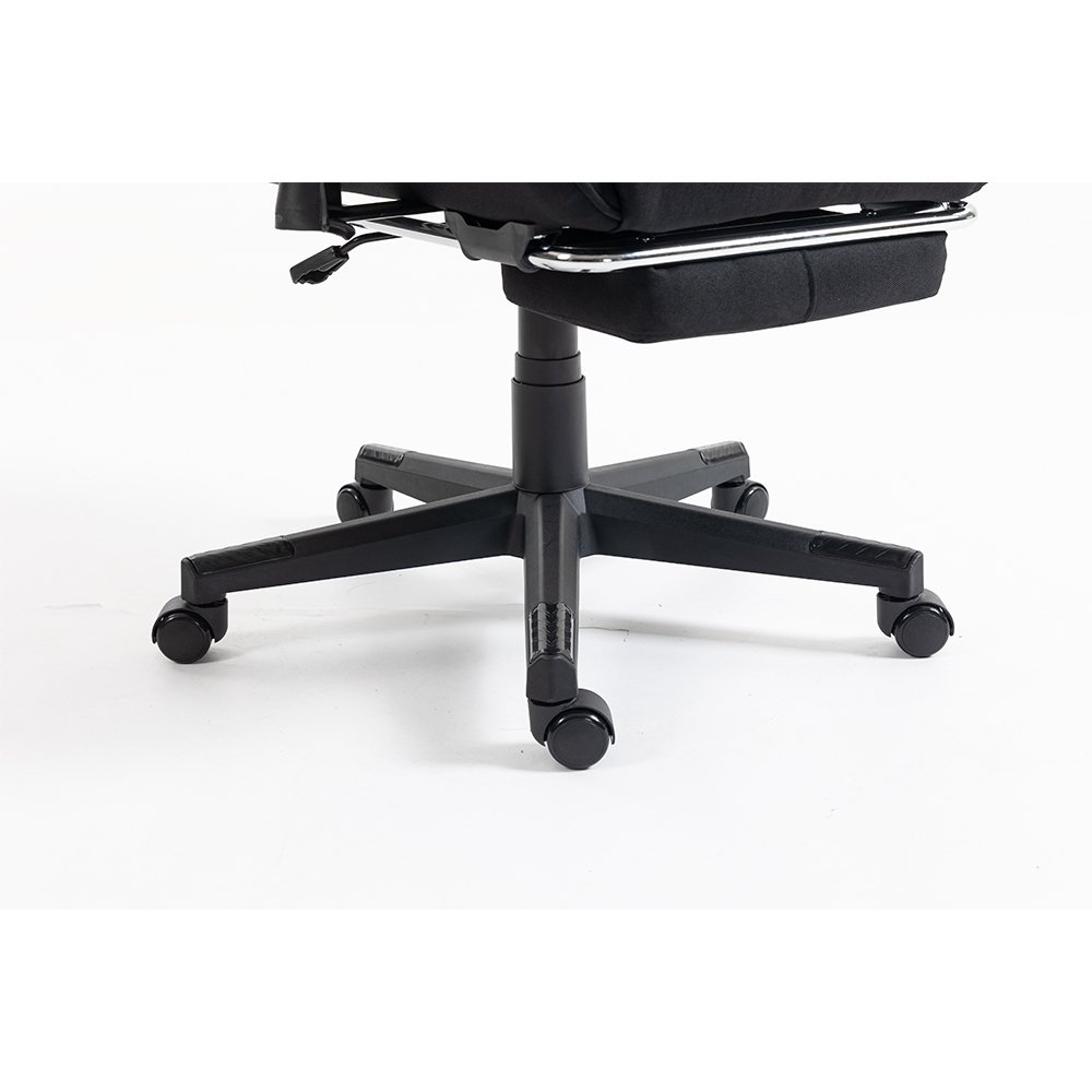 Cadeira Gamer Rise Mode X04, Ângulo Ajustável, Apoio Para os Pés Retrátil, Preto, Tecido - RM-CG-X04-BK-FBC - view 10