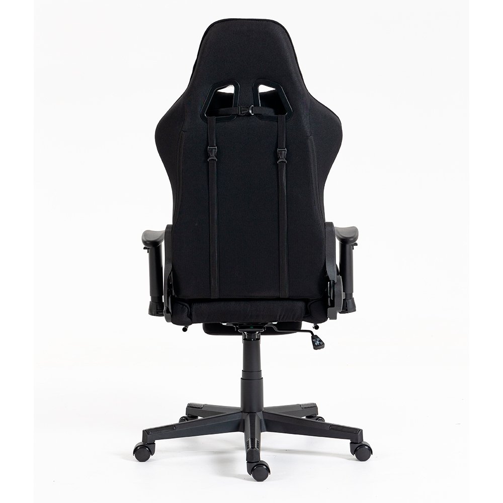 Cadeira Gamer Rise Mode X04, Ângulo Ajustável, Apoio Para os Pés Retrátil, Preto, Tecido - RM-CG-X04-BK-FBC - view 13