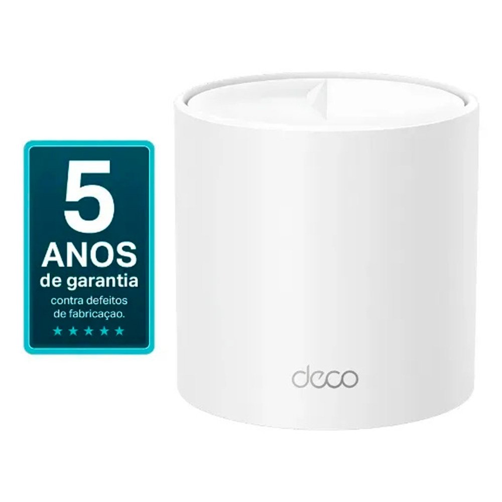 Roteador Mesh TP-Link Deco X10, Wi-Fi 6, AX1500, Dual-Band, 2 Portas Gigabit, Branco, Kit com 3 Unidades - Deco X10(3-pack)(BR) - view 4