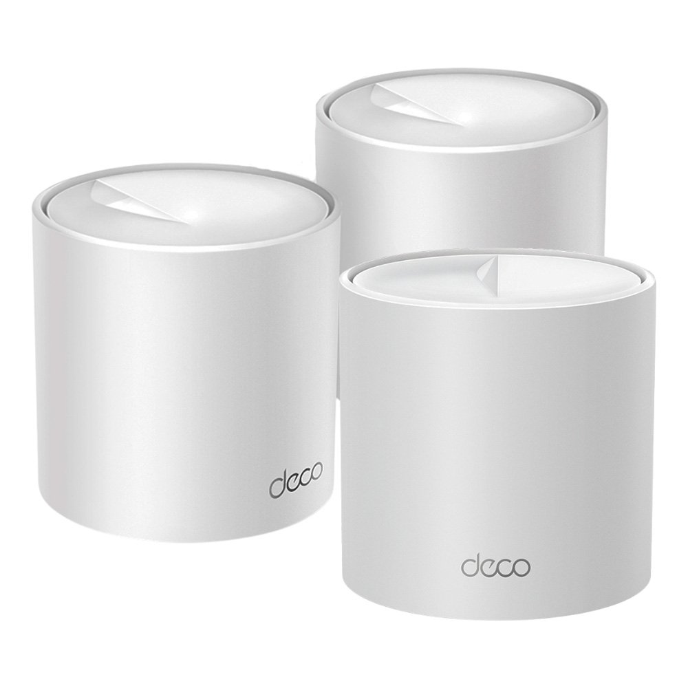 Roteador Mesh TP-Link Deco X10, Wi-Fi 6, AX1500, Dual-Band, 2 Portas Gigabit, Branco, Kit com 3 Unidades - Deco X10(3-pack)(BR) - view 2