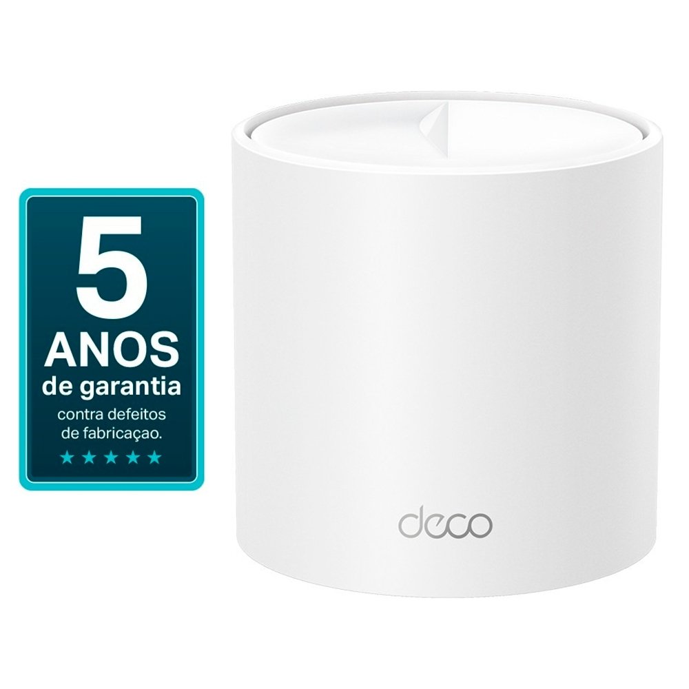 Roteador Mesh TP-Link Deco X10, Wi-Fi 6, AX1500, Dual-Band, 2 Portas Gigabit, Branco, Kit com 2 Unidades - Deco X10(2-pack)(BR) - view 2