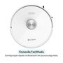 Robô Aspirador de Pó e Passa Pano KABUM! smart K1000 - Mapeamento, MOP rotativo, até 7000PA, APP, Alexa/Google, Bivolt, Branco - KSAR1000BR