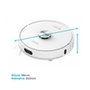 Robô Aspirador de Pó e Passa Pano KABUM! smart K1000 - Mapeamento, MOP rotativo, até 7000PA, APP, Alexa/Google, Bivolt, Branco - KSAR1000BR
