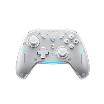 Controle Sem Fio Gamer Machenike G5 Pro, Multiplataformas, RGB, Switch Kailh, Com Dock, Branco - JJ02GG007