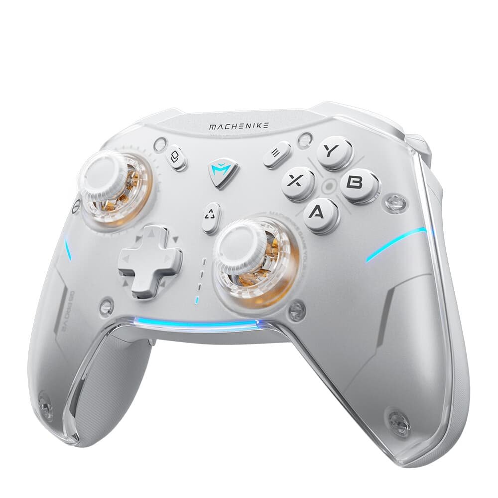 Controle Sem Fio Gamer Machenike G5 Pro, Multiplataformas, RGB, Switch Kailh, Branco - JJ02GJ006 - view 2