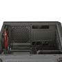 Gabinete Gamer PCYES mid-tower Dark Dwarf Vermelho com 2 fans LED Vermelho Lateral em Acrílico – DWAPTOVM2FCA