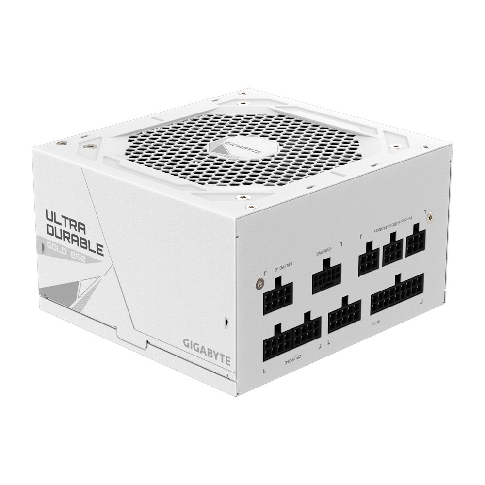 Imagem 2 de 7 do produto Fonte Gigabyte UD850GM PG5W, 850W, 80 PLUS Gold, Modular, PFC Ativo, Branca - 28200-U85GW-1USR
