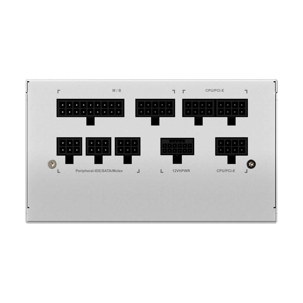 Imagem 7 de 7 do produto Fonte Gigabyte UD850GM PG5W, 850W, 80 PLUS Gold, Modular, PFC Ativo, Branca - 28200-U85GW-1USR
