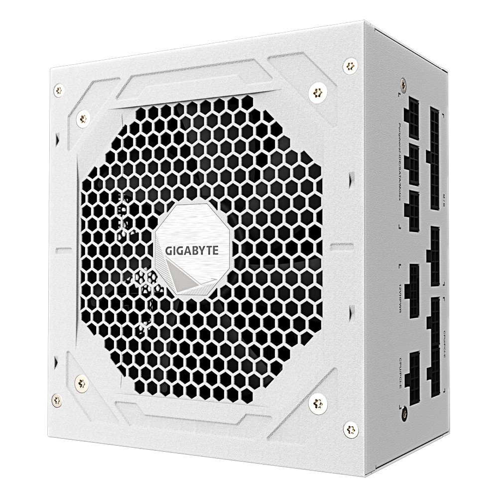 Imagem 5 de 7 do produto Fonte Gigabyte UD850GM PG5W, 850W, 80 PLUS Gold, Modular, PFC Ativo, Branca - 28200-U85GW-1USR