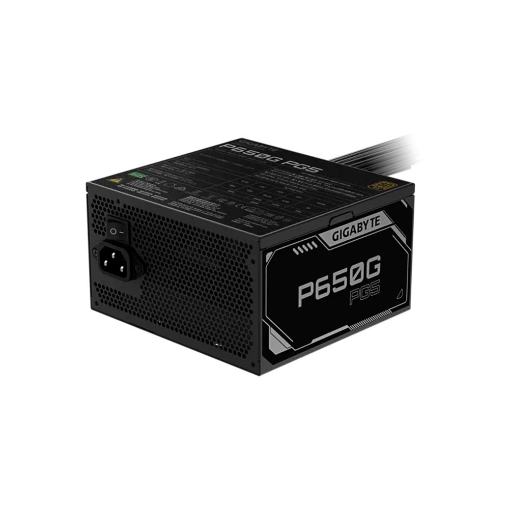 Fonte Gigabyte P650G PG5, 650W, 80 PLUS Gold, PFC Ativo, Preto - 28200-P65G5-1CBRR - view 2