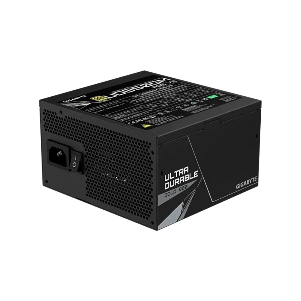 Fonte Gigabyte UD850GM PG5 V2, 850W, 80 PLUS Gold, Modular, PFC Ativo, Preto - 28200-U85GB-1CBRR - view 3