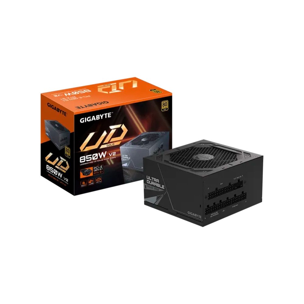 Fonte Gigabyte UD850GM PG5 V2, 850W, 80 PLUS Gold, Modular, PFC Ativo, Preto - 28200-U85GB-1CBRR - view 6
