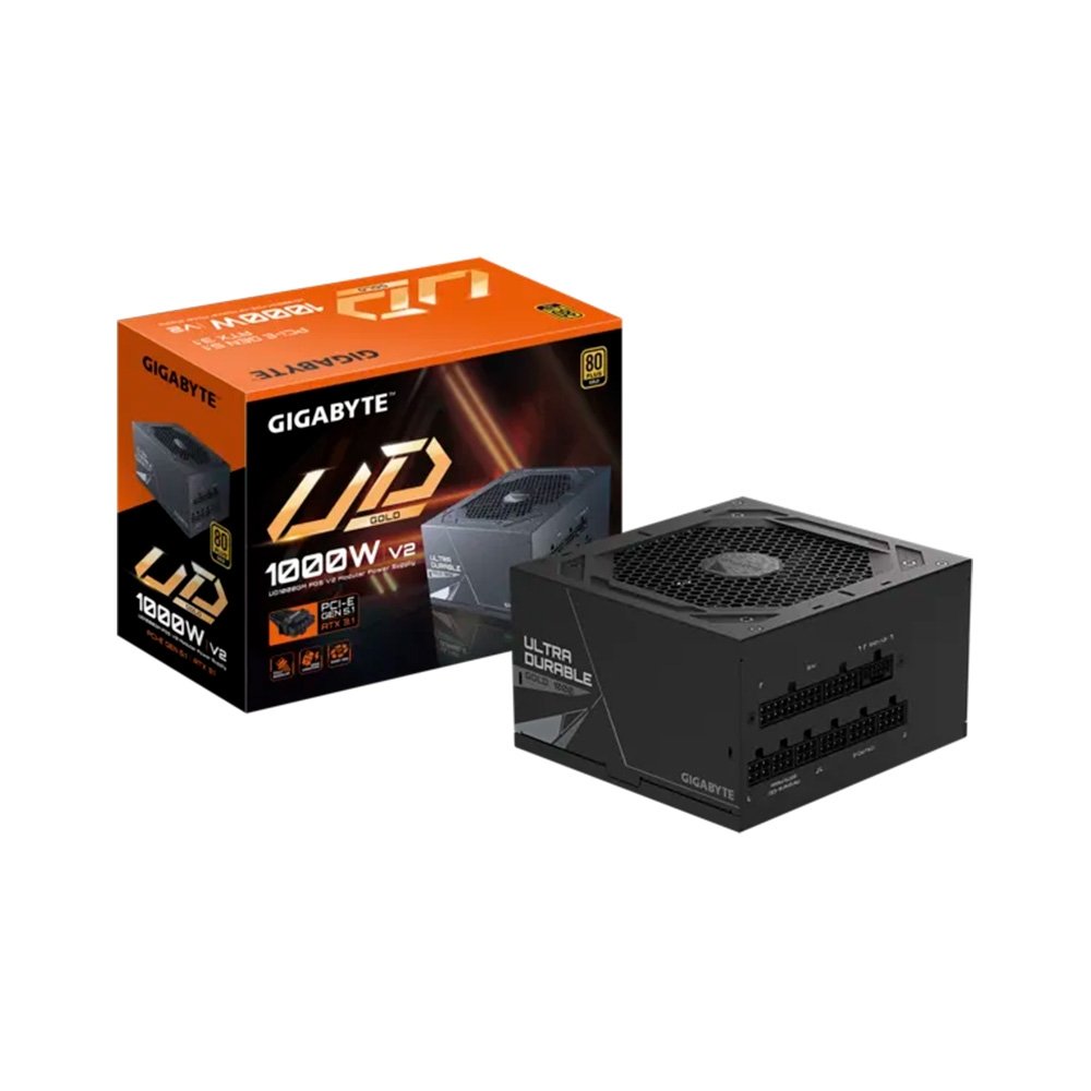 Fonte Gigabyte UD1000GM PG5 V2, 1000W, 80 PLUS Gold, Modular, PFC Ativo, Preto - 28200-U10GB-1CBRR - view 6