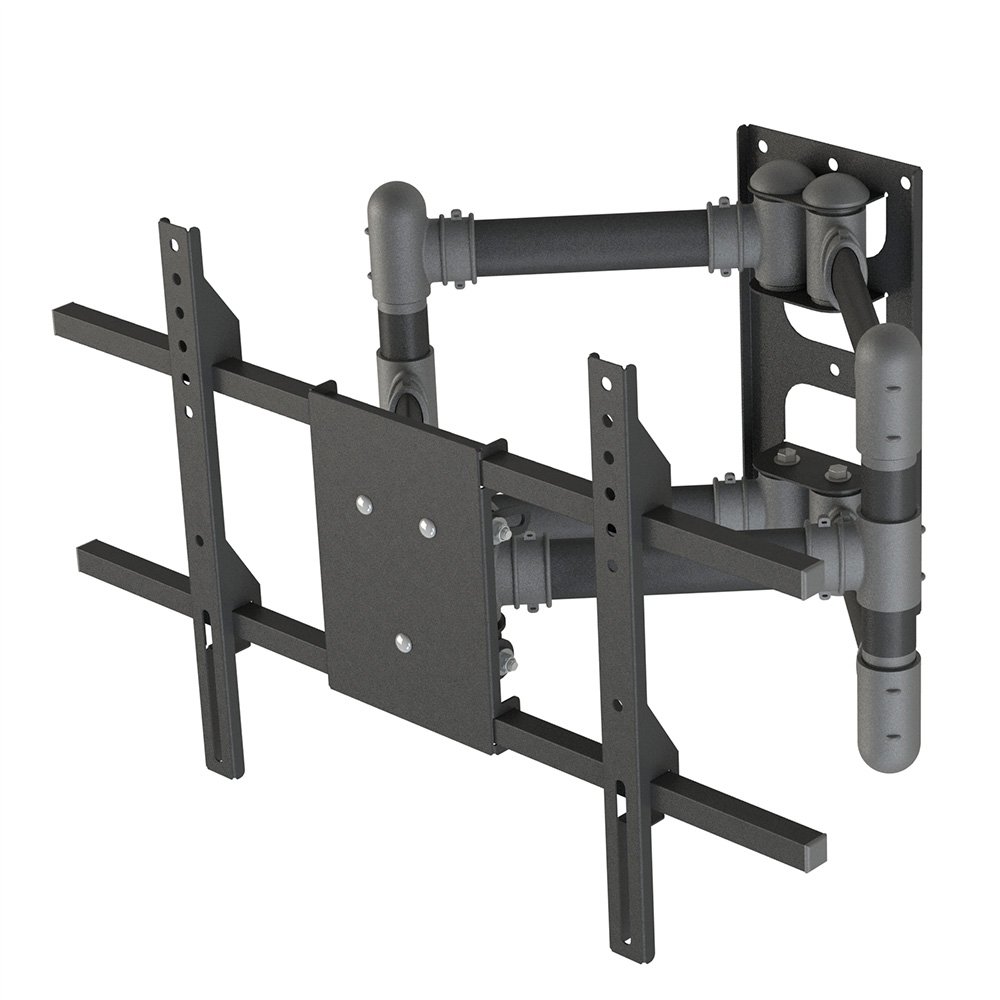 "Suporte de Parede Triarticulado Multivisão, para TVs de 40"" a 100"", com Inclinação, Preto - ( Balão.info" - foto 4
