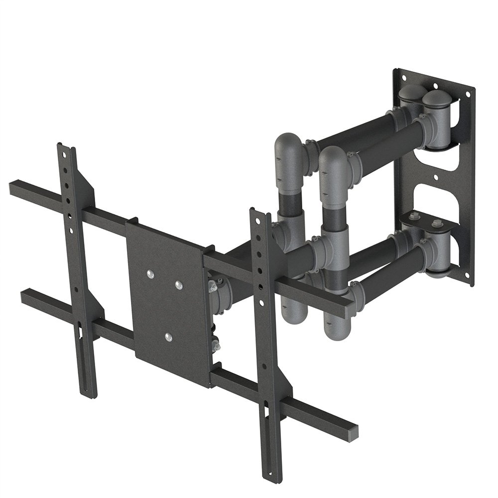 "Suporte de Parede Triarticulado Multivisão, para TVs de 40"" a 100"", com Inclinação, Preto - ( Balão.info" - foto 5
