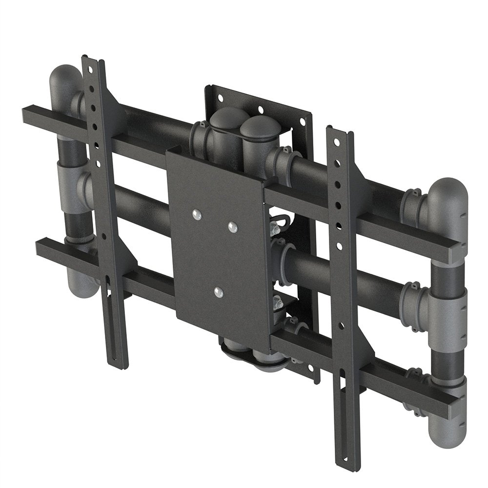 "Suporte de Parede Triarticulado Multivisão, para TVs de 40"" a 100"", com Inclinação, Preto - ( Balão.info" - foto 2