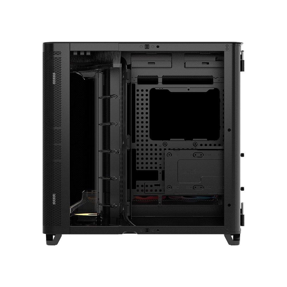 Gabinete Gamer Corsair AIR 5400, Mid-Tower, com 3 Fans RS-R ARGB, Lateral em Vidro, Preto - CC-9011318-WW - view 4