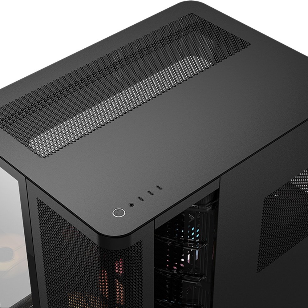 Gabinete Gamer Corsair AIR 5400, Mid-Tower, com 3 Fans RS-R ARGB, Lateral em Vidro, Preto - CC-9011318-WW - view 12