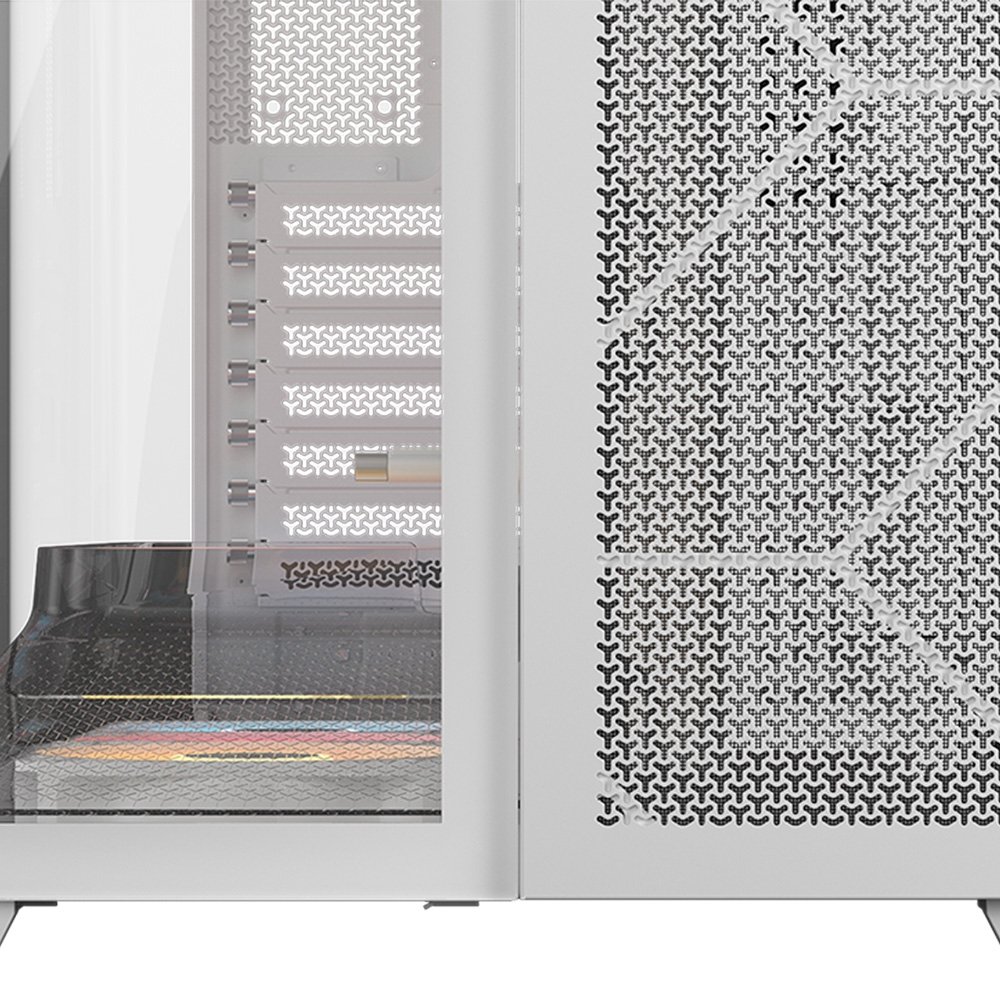 Gabinete Gamer ( Balão.info) AIR 5400, Mid-Tower, E-ATX, RS-R ARGB, 3x Fans, Lateral e Frontal em Vidro Temperado, Branco - CC-( Balão.info)-WW - view 11