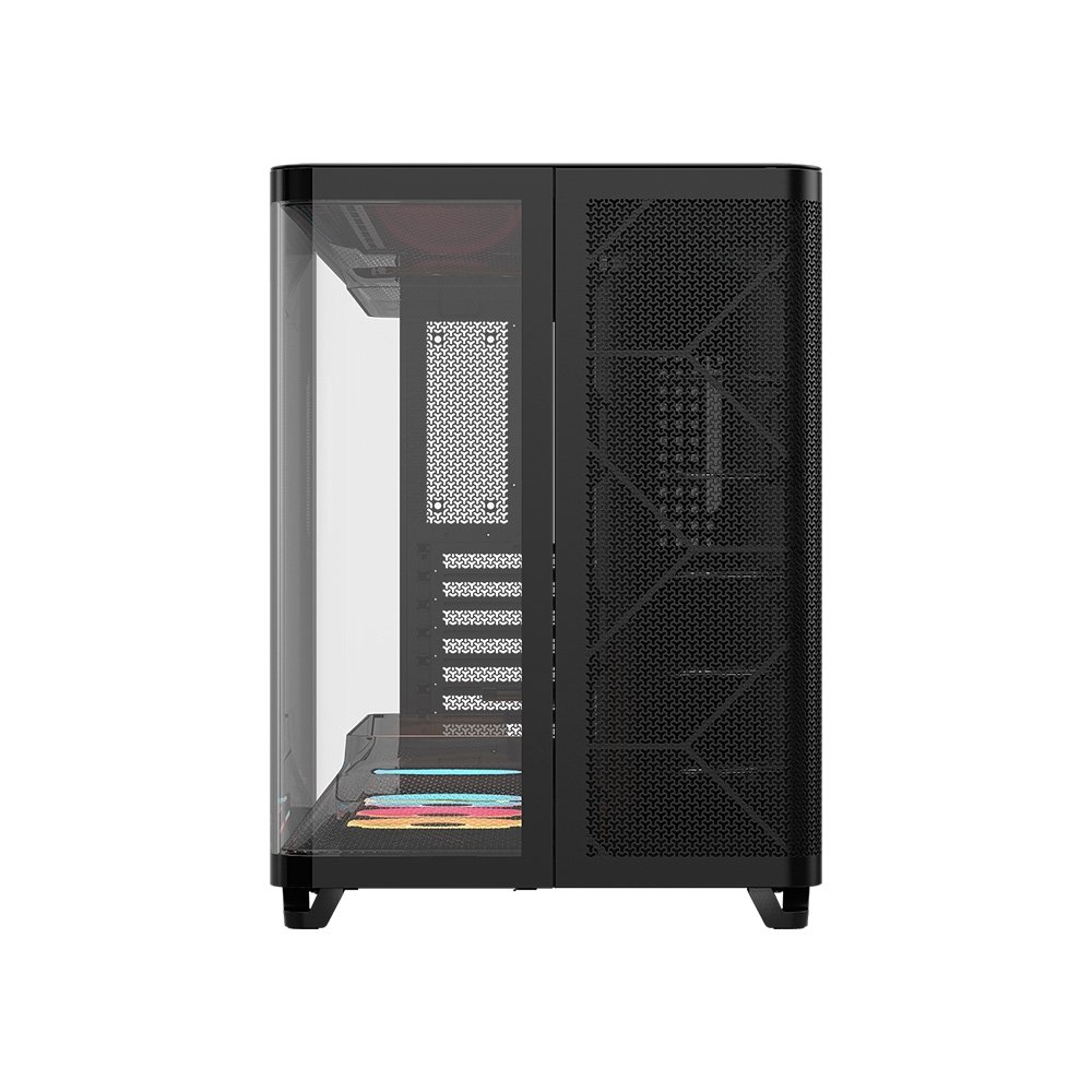 Gabinete Gamer ( Balão.info) AIR 5400, Mid-Tower, com 3 Fans LX-R ( Balão.info) LINK, Lateral em Vidro, Preto - CC-( Balão.info)-WW - view 2