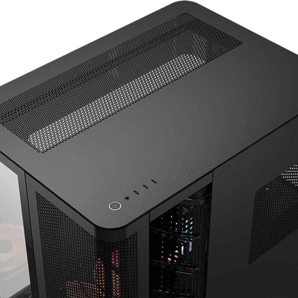 Gabinete Gamer ( Balão.info) AIR 5400, Mid-Tower, com 3 Fans LX-R ( Balão.info) LINK, Lateral em Vidro, Preto - CC-( Balão.info)-WW - view 12