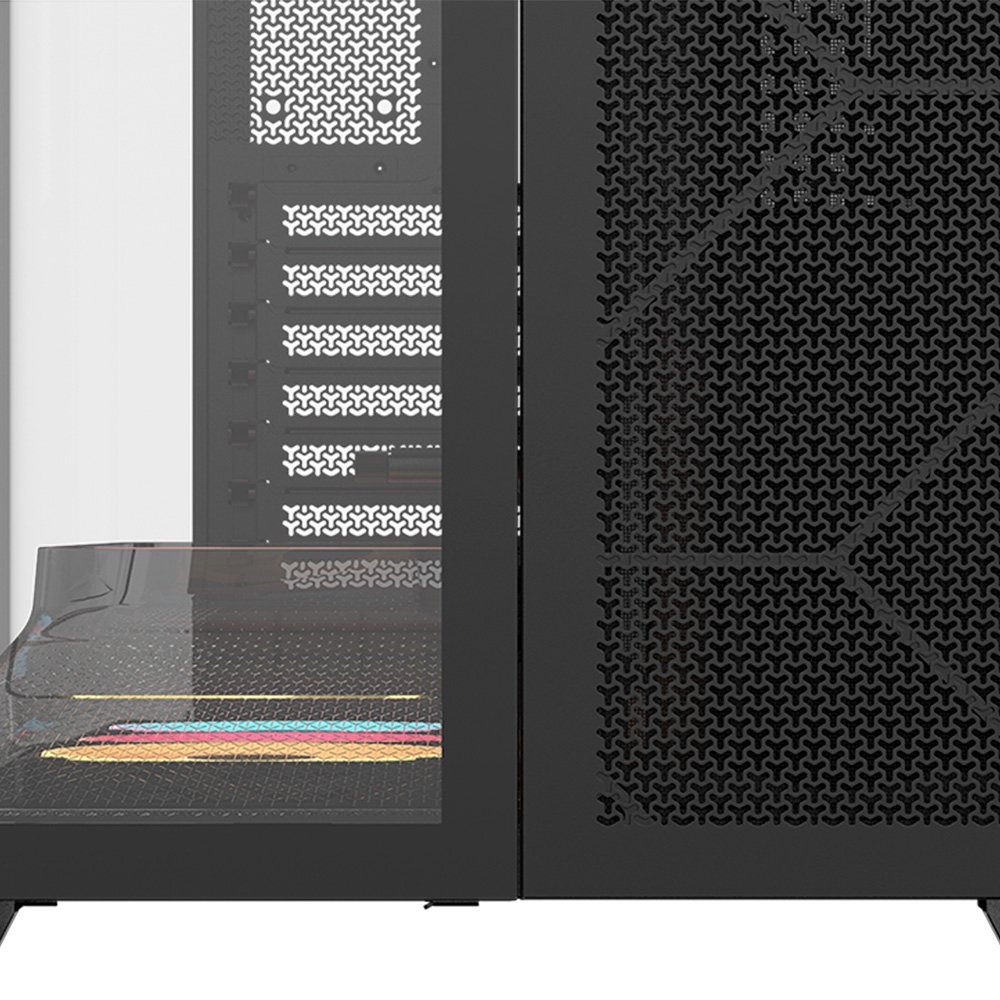 Gabinete Gamer ( Balão.info) AIR 5400, Mid-Tower, com 3 Fans LX-R ( Balão.info) LINK, Lateral em Vidro, Preto - CC-( Balão.info)-WW - view 9