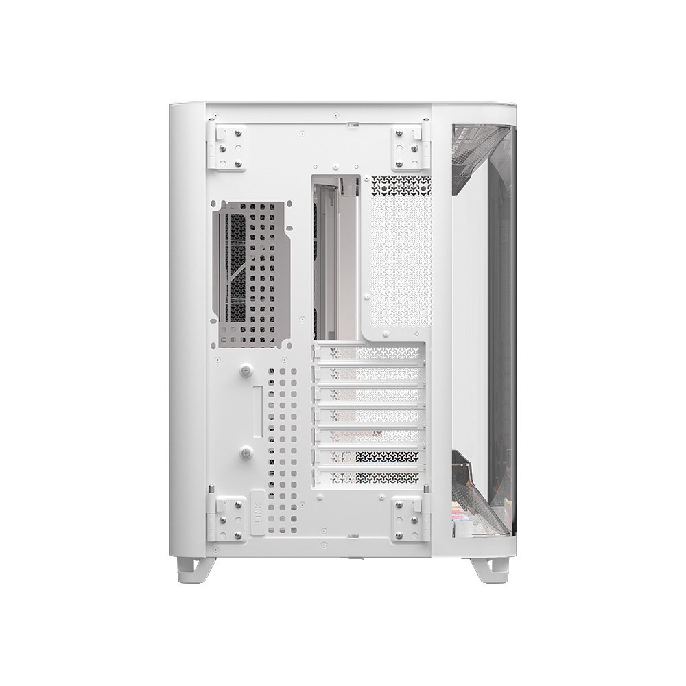 Gabinete Gamer ( Balão.info) AIR 5400, Mid-Tower, E-ATX, LX-R ( Balão.info) LINK, 3x Fans, Lateral e Frontal em Vidro Temperado, Branco - CC-( Balão.info)-WW - view 7
