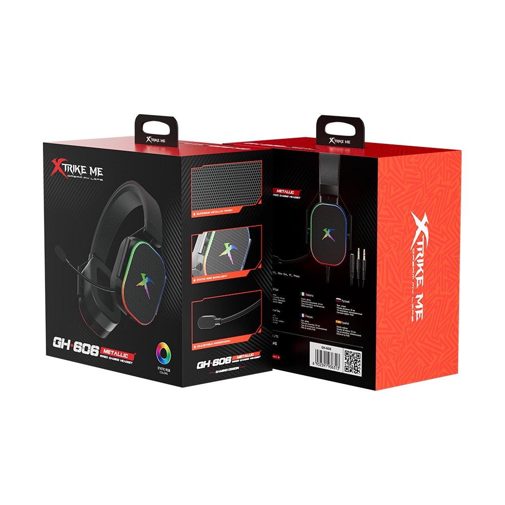 Headset Gamer Xtrike GH-606, Drivers 50mm, Conexão USB, Compatível com PS5/4, Xbox e PC, Preto - GH-606 - view 4