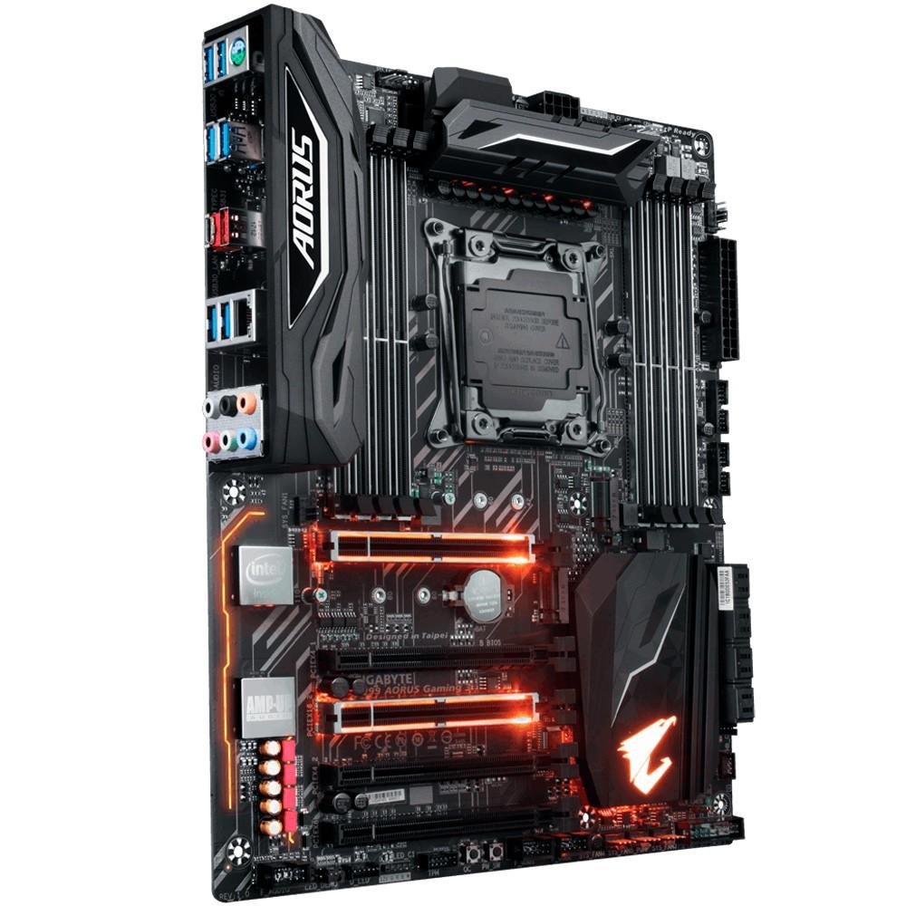 Imagem 4 de 6 do produto Placa-Mãe GIGABYTE p/ Intel LGA 2066 ATX X299 AORUS GAMING 3 DDR4