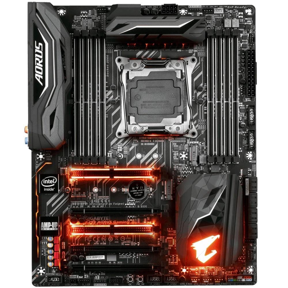 Imagem 6 de 6 do produto Placa-Mãe GIGABYTE p/ Intel LGA 2066 ATX X299 AORUS GAMING 3 DDR4