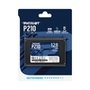 SSD Patriot P210, 128GB, 2.5", SATA 3, Leitura 450MB/s, Gravação 430MB/s, Preto - P210S128G25