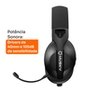 Headset Gamer Husky Matilha, P3 3.5mm, Driver 40mm, Microfone Omnidirecional, Cabo 2m,165g, Preto - HHG100PT