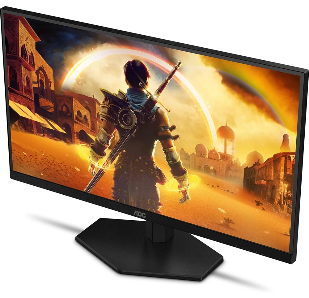 Monitor Gamer AOC 27, Full HD, 200Hz, 0.3ms, IPS, G-Sync, HDR, Ângulo Ajustável, Preto - 27G42HE - view 3