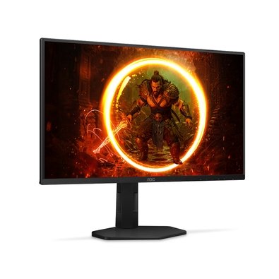 "Monitor Gamer AOC 24.5"", Full HD, 310Hz, 0.3ms, Fast IPS, G-Sync, HDR 400, Altura Ajustável, Preto - 25G4S/P"