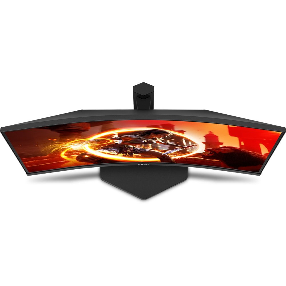 Monitor Gamer Curvo AOC 27, Full HD, 280Hz, 0.3ms, Fast VA, Adaptive-Sync, HDR 10, Altura Ajustável, Preto - C27G4Z/P - view 4
