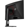 Monitor Gamer Curvo AOC 27", Full HD, 280Hz, 0.3ms, Fast VA, Adaptive-Sync, HDR 10, Altura Ajustável, Preto - C27G4Z/P