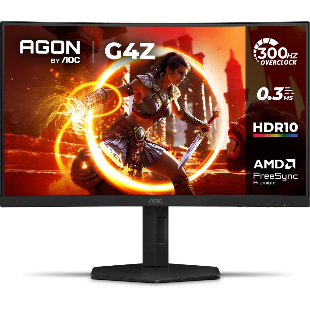Monitor Gamer Curvo AOC 27, Full HD, 280Hz, 0.3ms, Fast VA, Adaptive-Sync, HDR 10, Altura Ajustável, Preto - C27G4Z/P - view 12