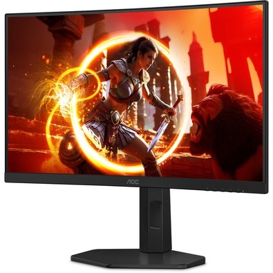 "Monitor Gamer Curvo AOC 27"", Full HD, 280Hz, 0.3ms, Fast VA, Adaptive-Sync, HDR 10, Altura Ajustável, Preto - C27G4Z/P"
