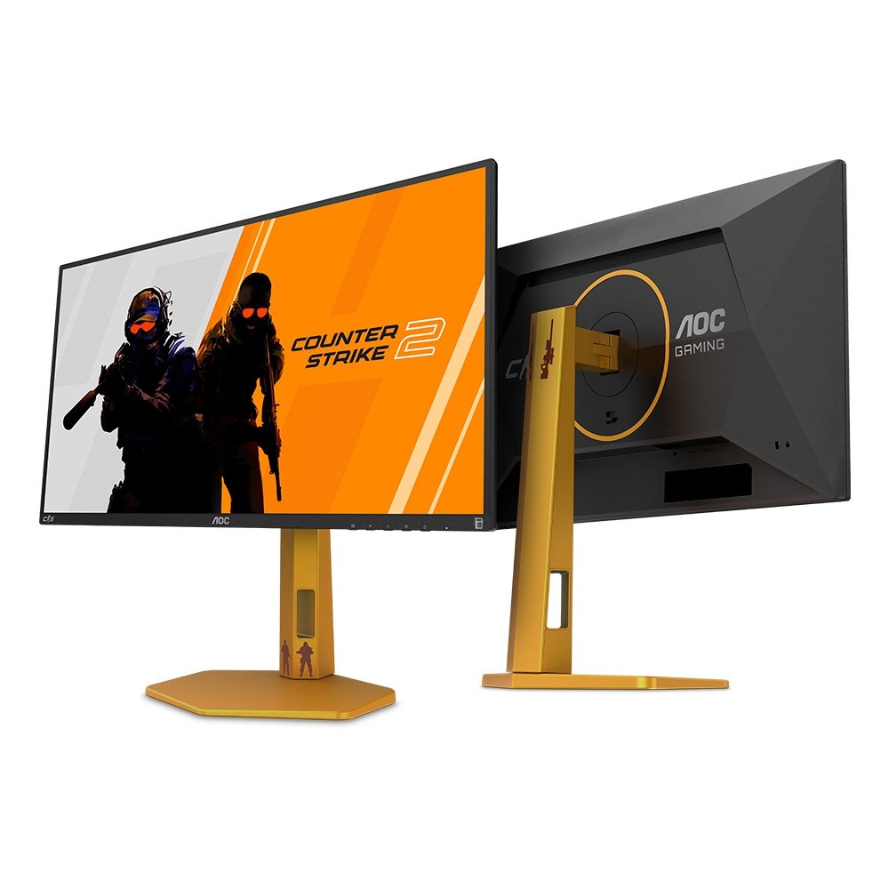 Monitor Gamer AOC Agon CS2 24.5", Full HD, 310Hz, 0.3ms, Fast IPS, G-Sync, HDR 400, Altura Ajustável, CS Mode, Preto - CS25G Monitor Gamer AOC Agon CS2 24.5", Full HD, 310Hz, 0.3ms, Fast IPS, G-Sync, HDR 400, Altura Ajustável, CS Mode, Preto - CS25G