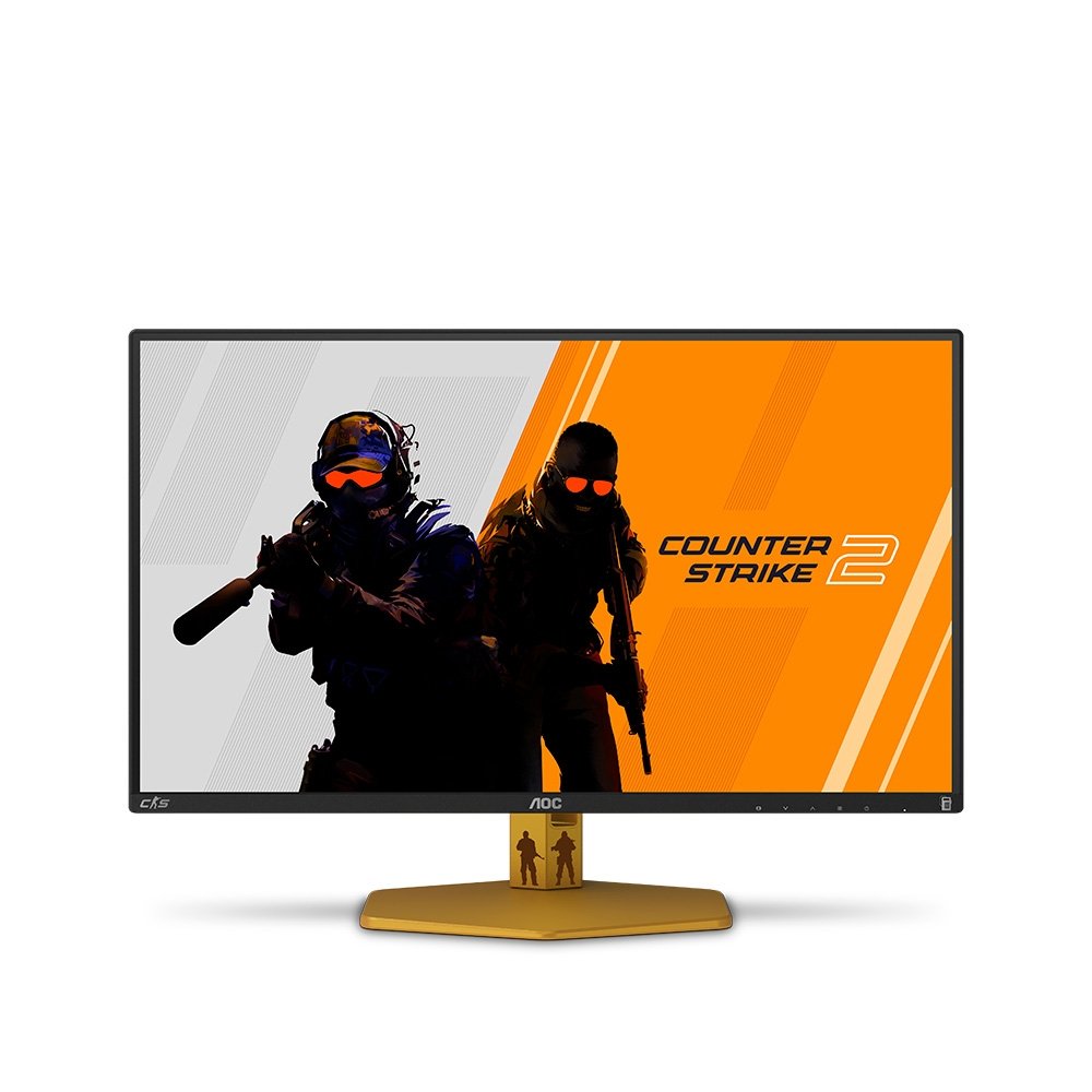 "Monitor Gamer AOC Agon CS2 24.5"", Full HD, 310Hz, 0.3ms, Fast IPS, G-Sync, HDR 400, Altura Ajustável, CS Mode, Preto - CS25G"