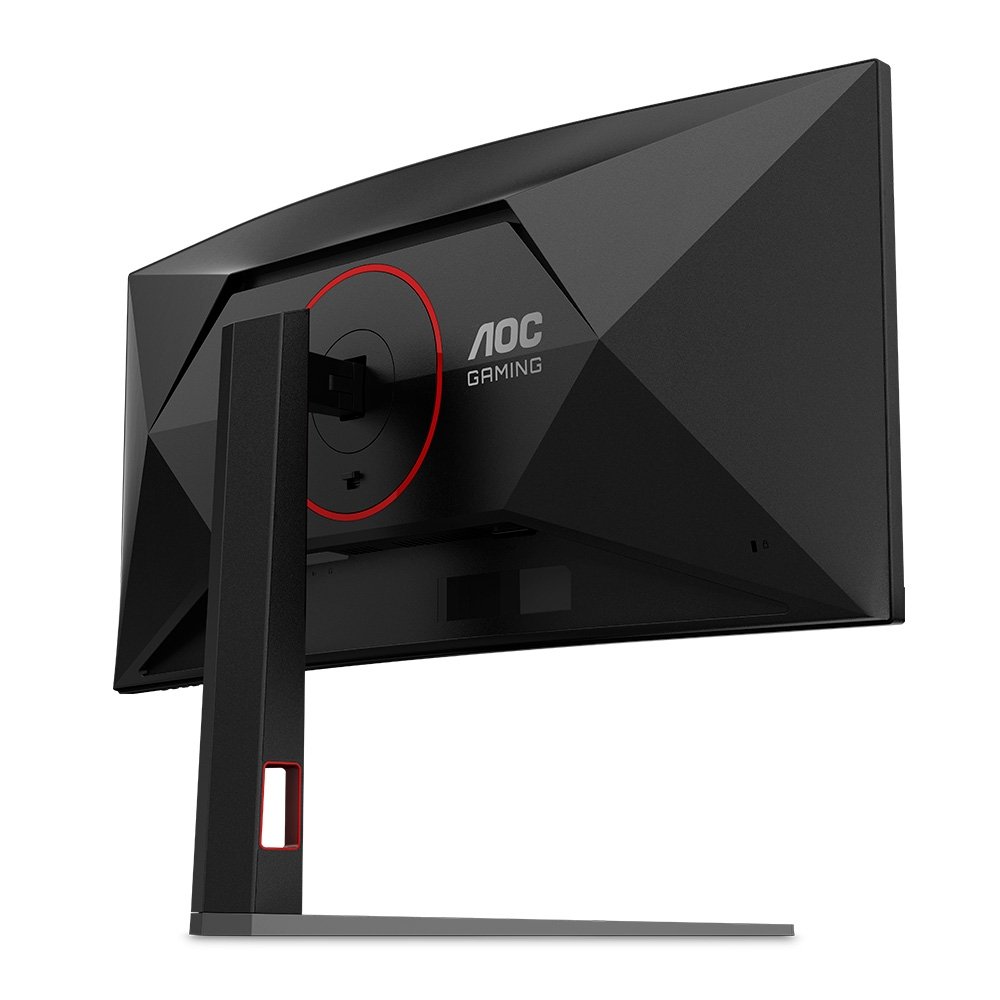 "Monitor Gamer Curvo AOC Agon 34"", Ultrawide, WQHD, 180Hz, 0.5ms, Fast VA, Adaptive-Sync, Altura Ajustável, Preto - U34G4C" - view 8