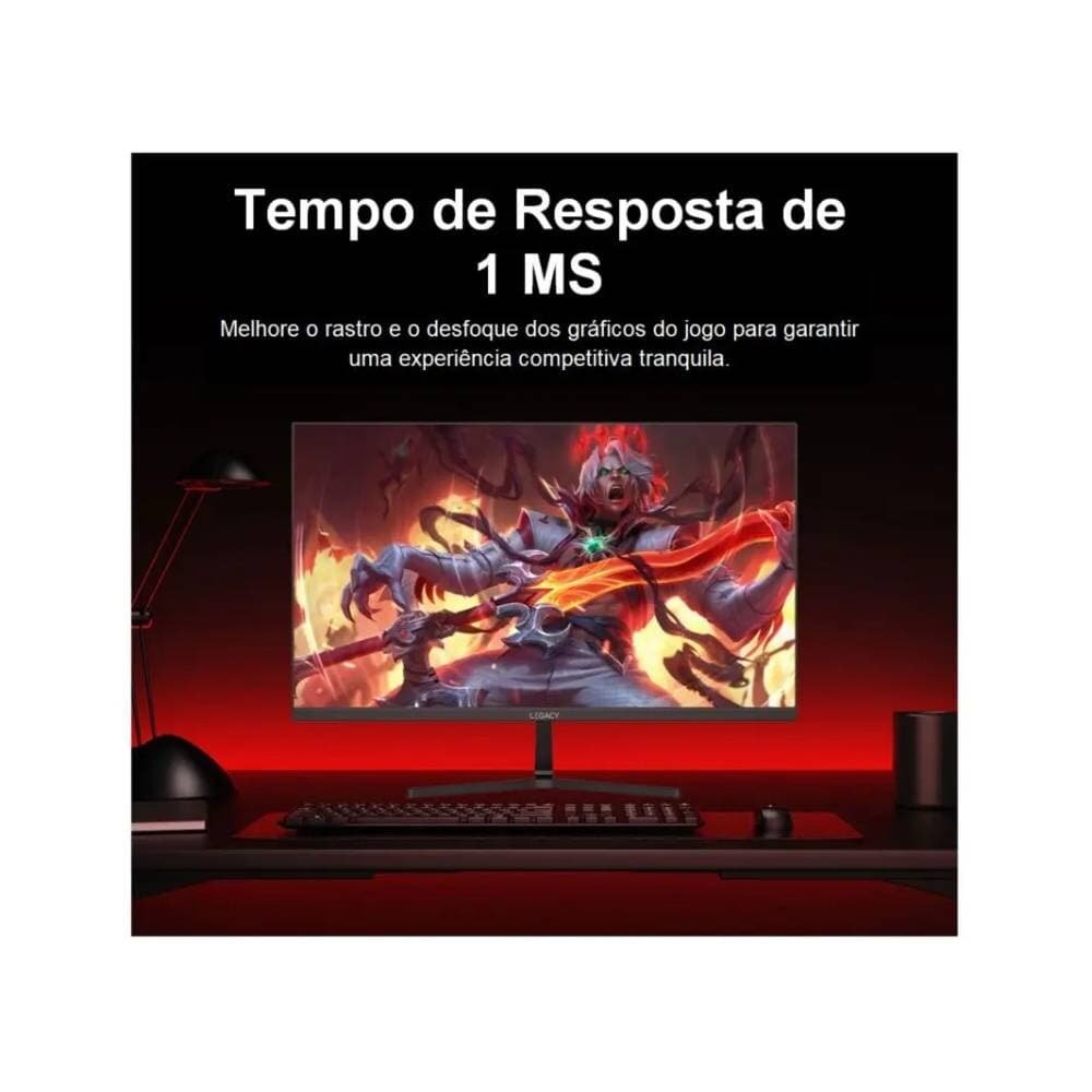 Imagem 4 de 5 do produto Monitor Gamer 200Hz 1ms Full HD Legacy S25F20 24,5" HDMI DisplayPort FreeSync e G-Sync
