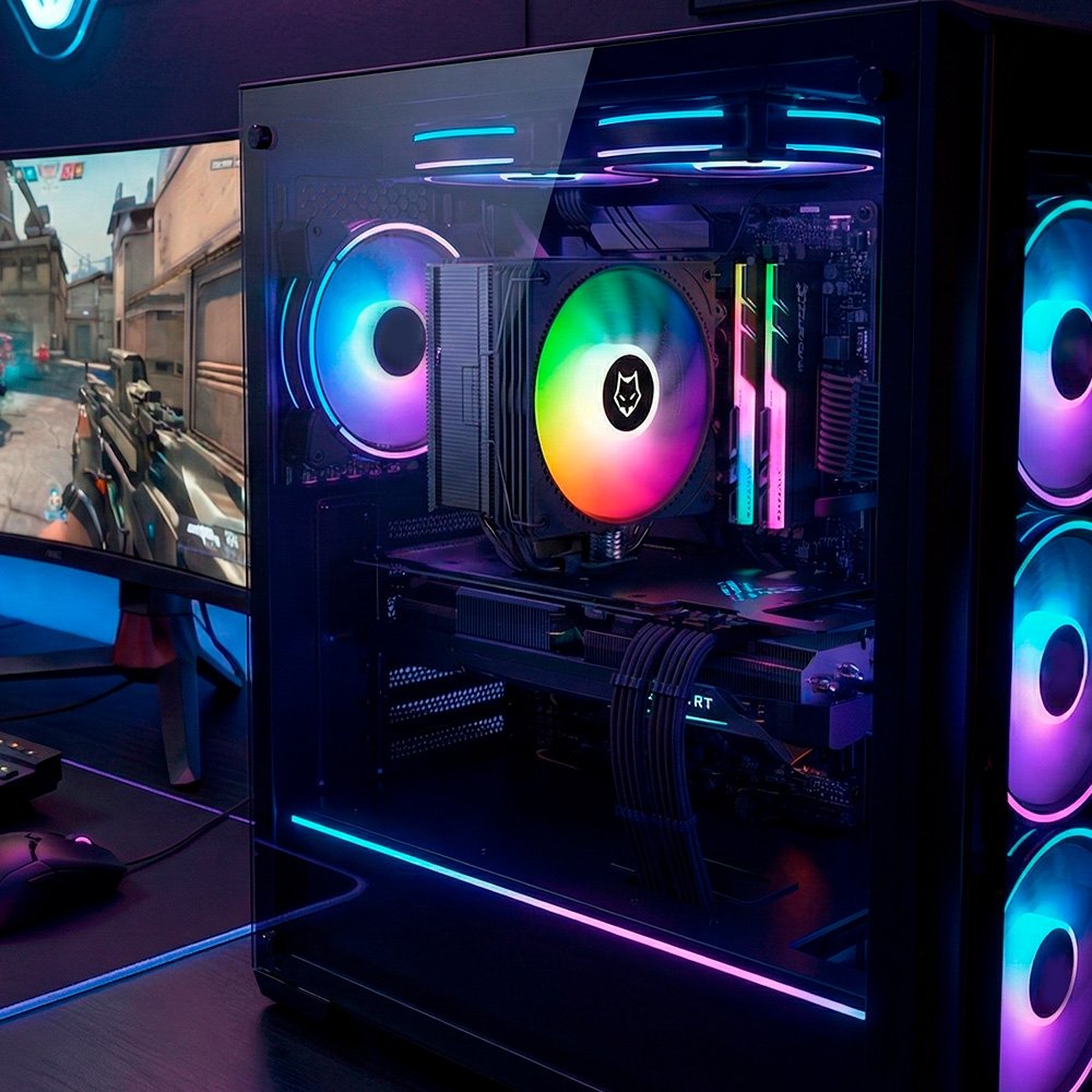 Imagem 7 de 7 do produto Air Cooler Gamer Husky Alisius 200, ARGB, AMD/ INTEL, 120mm, 220W - HAC200PT