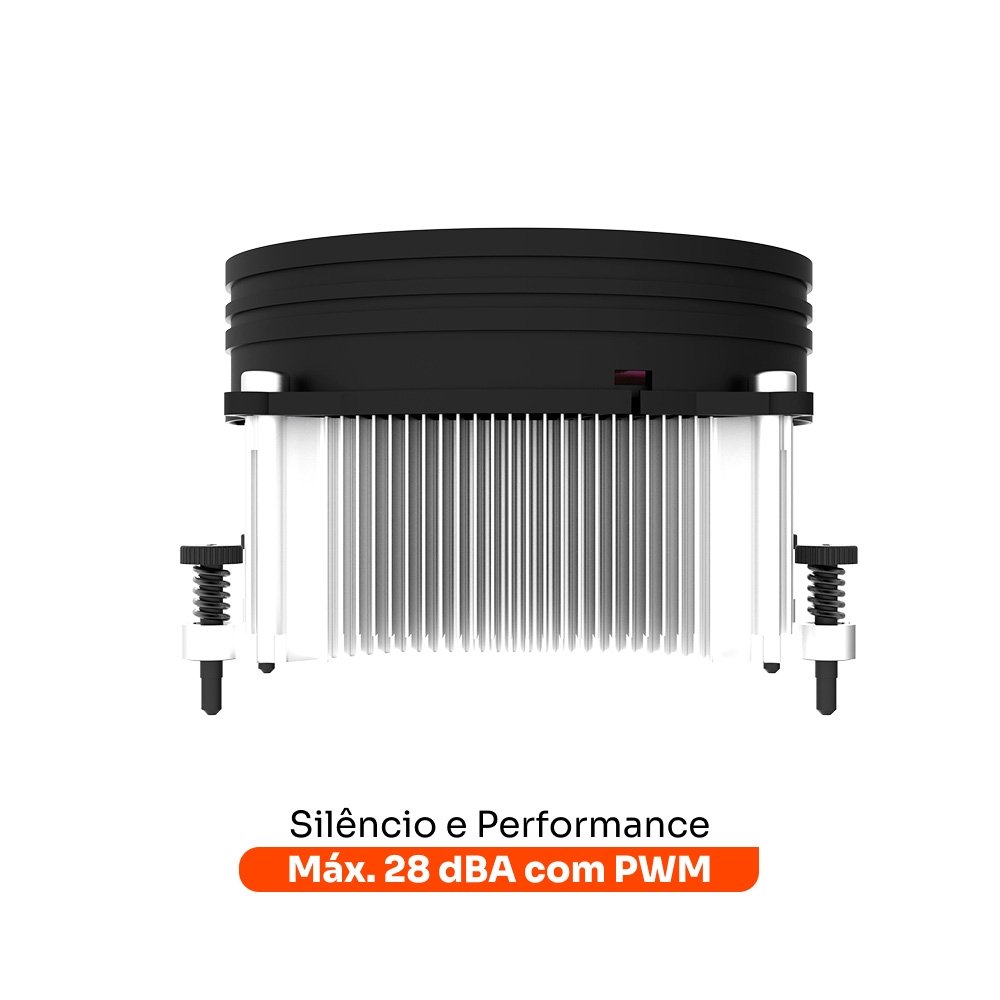 Imagem 3 de 4 do produto Air Cooler Gamer Husky Alisius 100, ARGB, AMD, 90mm, 95W - HAC100PT