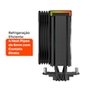 Air Cooler Gamer Husky Alisius 500, ARGB com Display, AMD/ INTEL, 120mm, 220W - HAC500PT