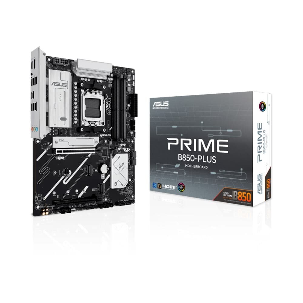 Placa Mãe ASUS PRIME B850-PLUS, Chipset B850, AMD AM5, ATX, 4 Slots DDR5, 3 Slots M.2, PCIe 5.0 - 90MB1LC0-M0EAY0 4