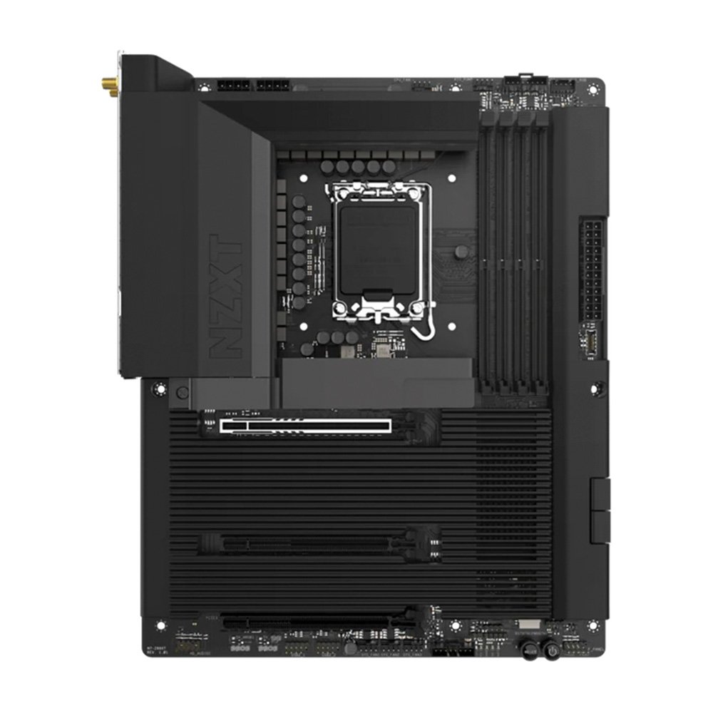 Placa Mãe Gaming NZXT N7 Z890, Intel Z890, LGA 1851, ATX, DDR5, com Wi-Fi e Cover, Preta - N7-Z89XT-B1 5