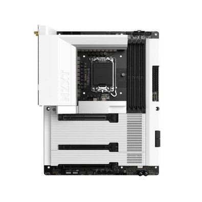 Placa Mãe Gaming NZXT N7 Z890, Intel Z890, LGA 1851, ATX, DDR5, com Wi-Fi e Cover, Branca - N7-Z89XT-W1