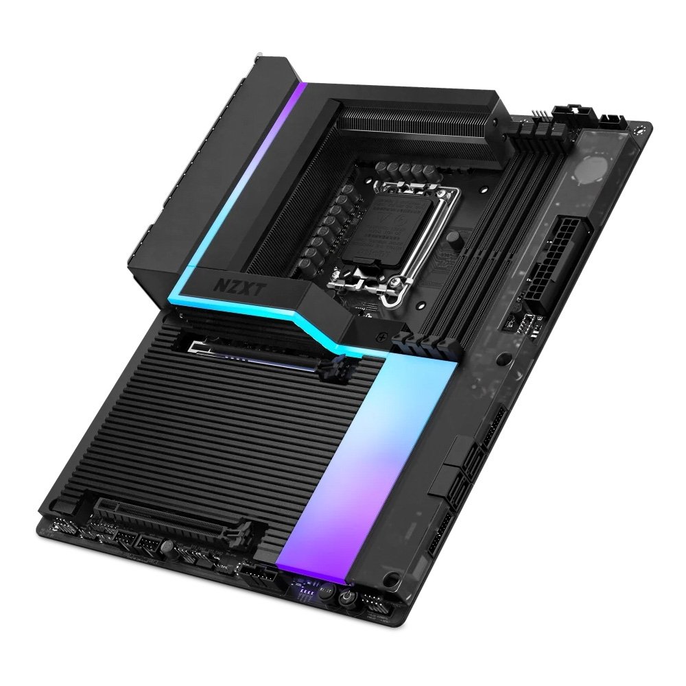 Placa-Mãe NZXT N9 Z890, Intel LGA 1851, ATX, DDR5, Wi-Fi 7, Bluetooth, Preta - N9-Z89XT-B1 - view 3