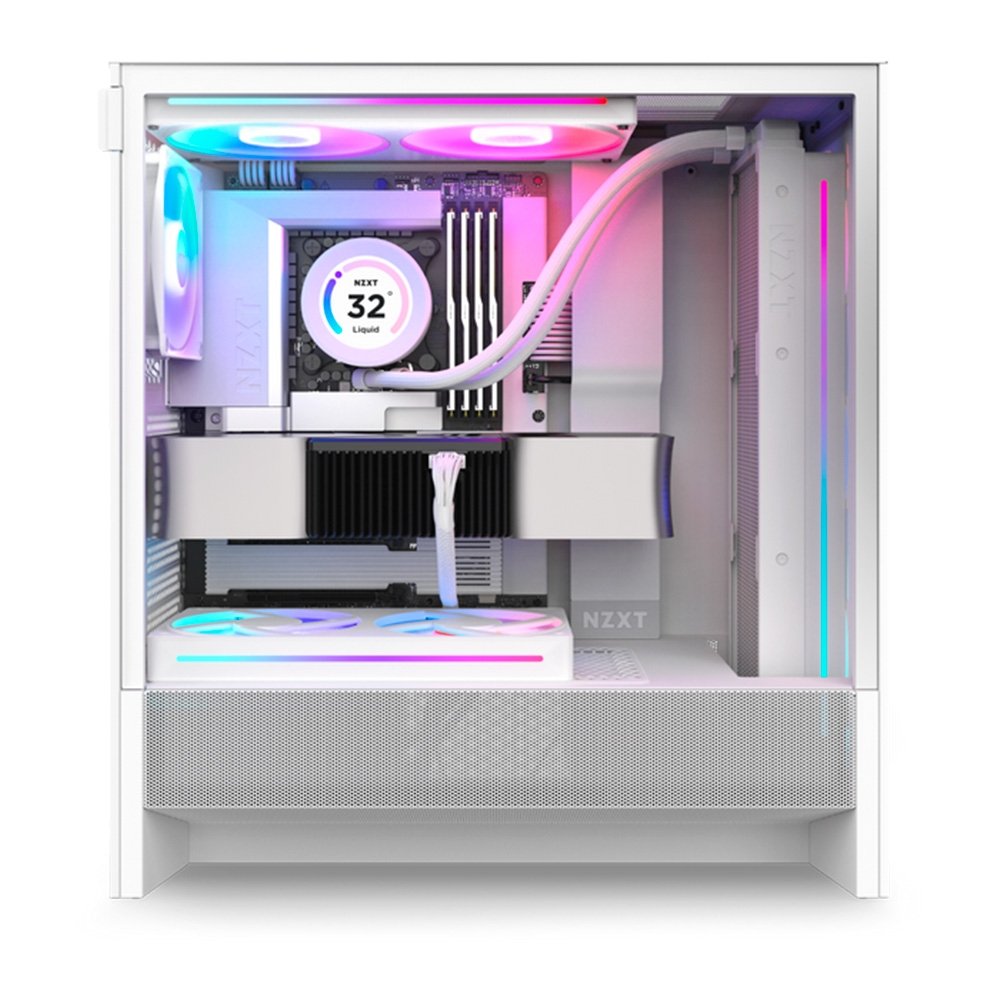 Imagem 5 de 11 do produto Placa Mãe Gaming NZXT N9 Z890, Intel Z890, LGA 1851, ATX, DDR5, com Wi-Fi e Cover, Branca - N9-Z89XT-W1